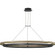 Grace LED Chandelier in Matte Black/Weathered Oak Wood (182|SLCH30030BW)
