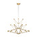 Lassell LED Chandelier in Natural Brass (182|SLCH24627NB)