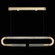 Antonia LED Linear Pendant in Soft Gold Leaf/Nickel/Smoke (48|924140-522ST)