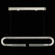 Antonia LED Linear Pendant in Silver Leaf/Nickel/No Parchment (48|924140-420ST)