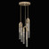 Antonia LED Pendant in Soft Gold Leaf/Brass/Smoke (48|923840-512ST)