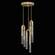 Antonia LED Pendant in Gold Leaf/Nickel/Smoke (48|923840-322ST)