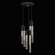 Antonia LED Pendant in Black/Brass/Smoke (48|923840-112ST)
