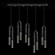 Antonia LED Linear Pendant in Black/Nickel/No Parchment (48|923140-120ST)