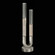 Antonia LED Table Lamp in Silver Leaf/Nickel/Smoke (48|923010-422ST)
