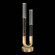 Antonia LED Table Lamp in Gold Leaf/Nickel/Charcoal (48|923010-321ST)