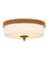 Bryce One Light Flush Mount in Gold/White (142|9999-0074)