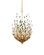 Delphos Six Light Chandelier in Contemporary Gold/Natural (142|9000-1149)