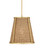 Deauville One Light Pendant in Natural/Polished Brass (142|9000-1122)