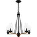 Rochester Five Light Chandelier in Matte Black (10|ROC5025MBK)