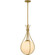 Quoizel Pendant One Light Mini Pendant in Aged Brass (10|QP6216AB)