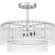 Tayshia Three Light Semi Flush Mount in Polished Chrome (10|PCTAY1718C)