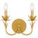 Maria Two Light Wall Sconce in Gold Leaf (10|MAA8712GFL)