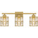 Gibson Three Light Bath in Aged Brass (10|GIB8622AB)
