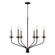 Wilder Six Light Chandelier in Matte Black (65|451561MB)