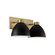 Ross Two Light Vanity in Aged Brass and Black (65|152021AB)