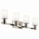 Adani Four Light Vanity in Brushed Nickel (12|55177NI)