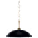 Delarosa One Light Pendant in Black (12|52638BK)