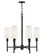 Fenwick LED Chandelier in Black (13|46455BK)