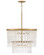 Rubina LED Chandelier in Burnished Gold (138|FR41495BNG)