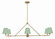 Xavier Six Light Chandelier in Vibrant Gold (60|XAV-B9306-VG-GR)