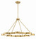 Orson Eight Light Chandelier in Modern Gold (60|ORS-738-MG-ST)