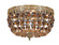 Waltham Two Light Flush Mount in Olde Brass (60|710-OB-GT-MWP)