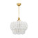 Jacik Six Light Chandelier in Vintage Gold Leaf (67|F2124-VGL)