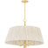 Azar Six Light Pendant in Vintage Gold Leaf (67|F1430-VGL)