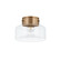 Bellow One Light Flush Mount in Patina Brass (67|C2113-PBR)