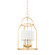 Delia Three Light Lantern in Vintage Gold Leaf (428|H871703-VGL)