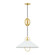 Mariel One Light Pendant in Aged Brass/Soft White (428|H866701-AGB/SWH)