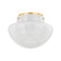 Lilou One Light Flush Mount in Aged Brass (428|H863501-AGB)