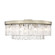 Ciara Nine Light Semi-Flush Mount in White Gold (62|1768-9SF WG-HWG)
