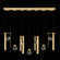Aria LED Linear Pendant in Brushed Gold (48|100007-5-3333444)