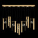 Aria LED Linear Pendant in Brushed Gold (48|100007-5-3333333)