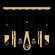 Aria LED Linear Pendant in Brushed Gold (48|100007-5-1123344)