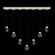 Aria LED Linear Pendant in Brushed Silver (48|100007-1-4444444)