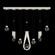 Aria LED Linear Pendant in Brushed Silver (48|100007-1-1124444)