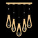Aria LED Linear Pendant in Brushed Gold (48|100006-5-22222)