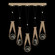 Aria LED Linear Pendant in Soft Ombre Bronze (48|100006-3-22222)