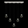 Aria LED Linear Pendant in Brushed Silver (48|100006-1-44444)