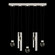 Aria LED Linear Pendant in Brushed Silver (48|100006-1-33444)