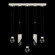 Aria LED Linear Pendant in Silver (48|100006-1-11444)