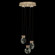 Aria LED Pendant in Soft Ombre Bronze (48|100005-3-444)