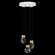 Aria LED Pendant in White/Gold Accents (48|100005-2-444)