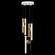 Aria LED Pendant in White/Gold Accents (48|100005-2-333)