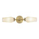 Krysta Two Light Wall Vanity in Brushed Gold/Opal Glass (452|WV424720BGOP)