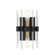Santiago Two Light Wall Sconce in Matte Black w/Warm Brass (51|9-1935-2-143)