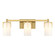 Caldwell Three Light Bathroom Vanity in Warm Brass (51|8-4128-3-322)